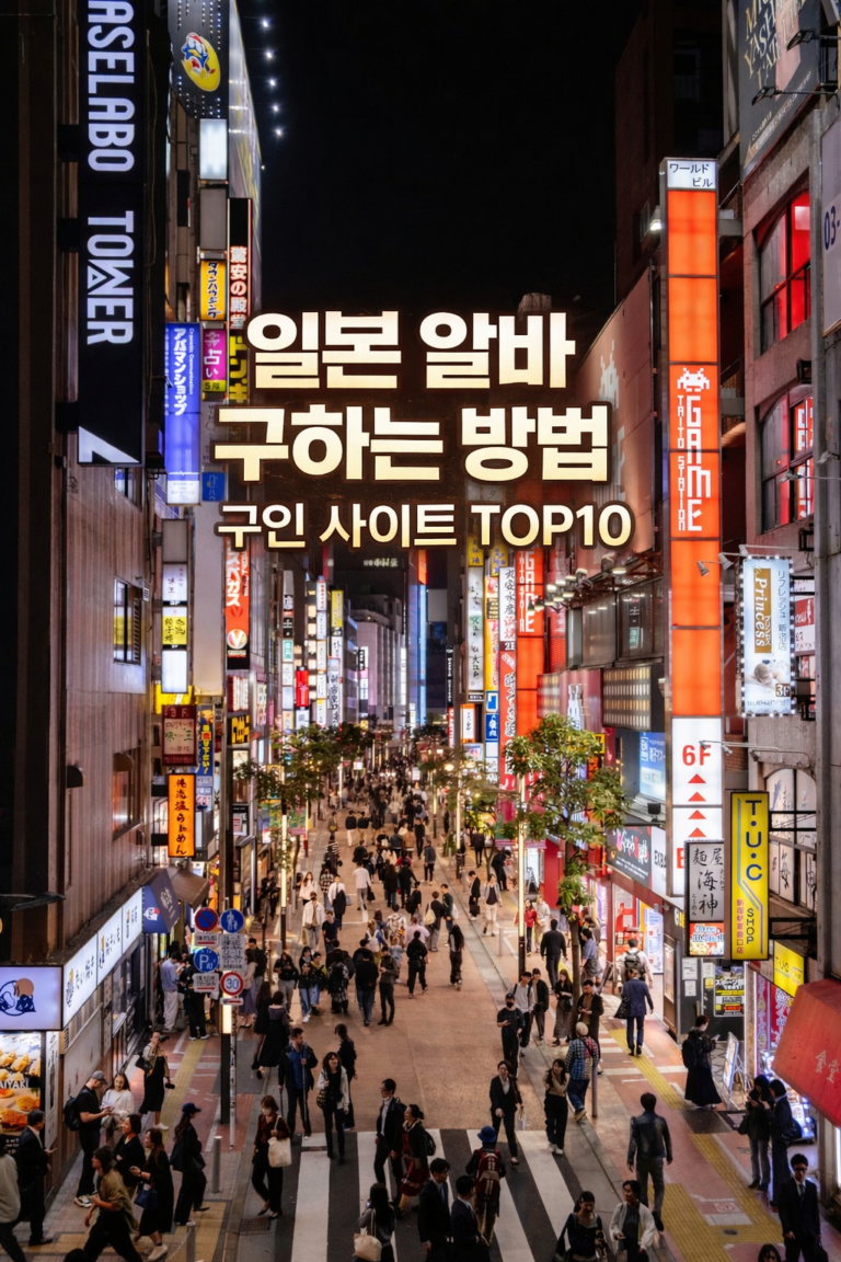 일본 알바 구하는 방법과 일본 아르바이트 구인 사이트 TOP10